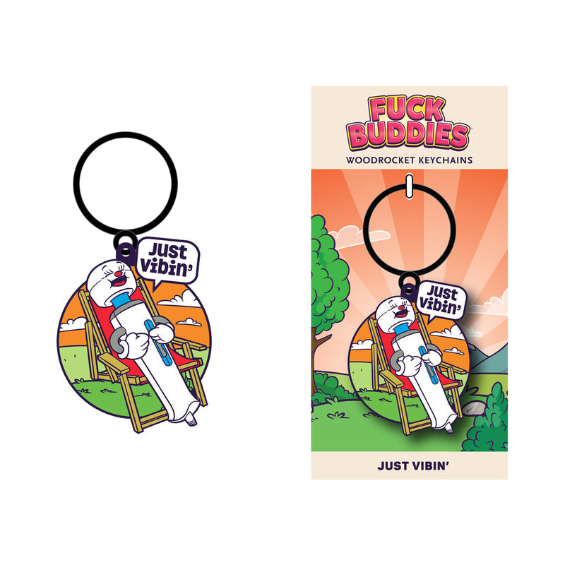Fuck Buddies Keychain Just Vibin''