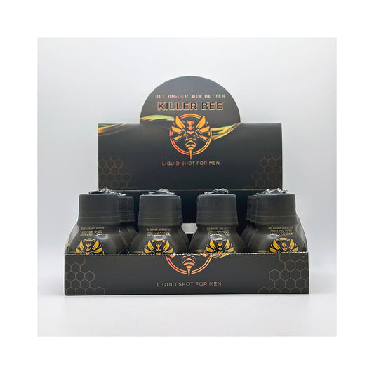 Killer Bee Male Enhancer Liquid Shots 12 Bottles Per Display