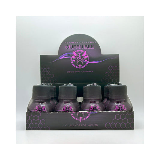 Queen Bee Female Enhancer Liquid Shots 12 Bottles Per Display