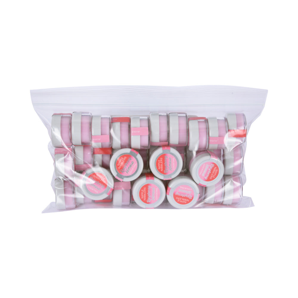 Jelique Nipple Nibblers Cocktail Pleasure Balm 3g Raspberry Mimosa Bulk Bag 36pc