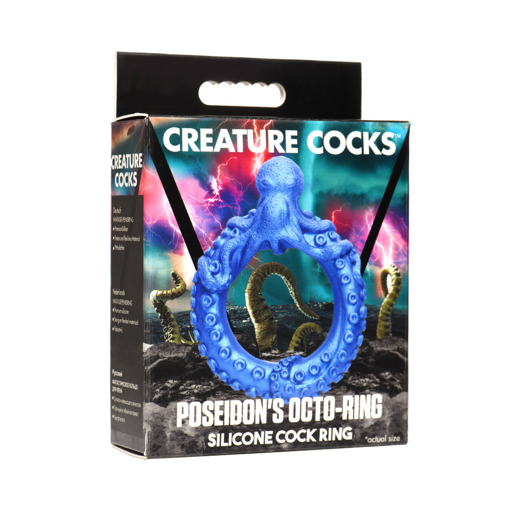 Creature Cocks Poseidon''s Octo-Ring Silicone Cock Ring