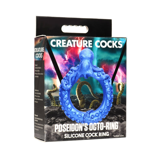 Creature Cocks Poseidon''s Octo-Ring Silicone Cock Ring