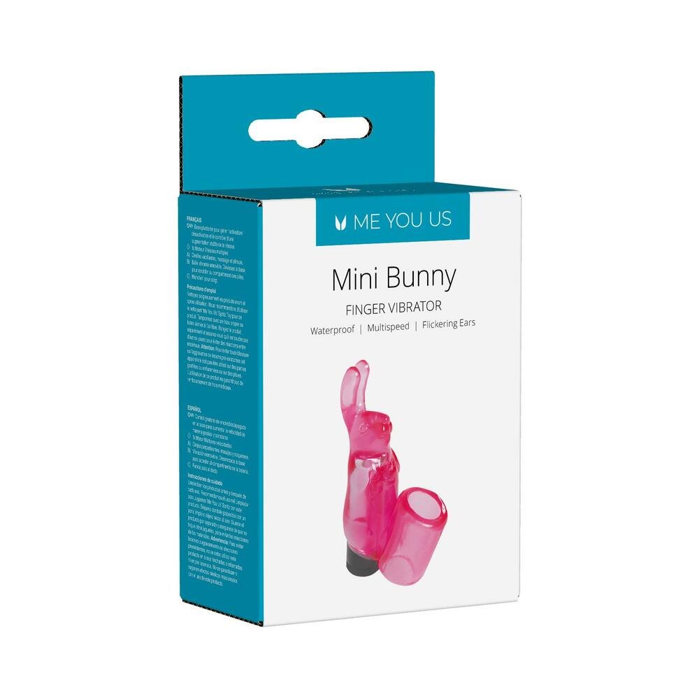 Me You Us Mini Bunny Finger Vibrator Pink