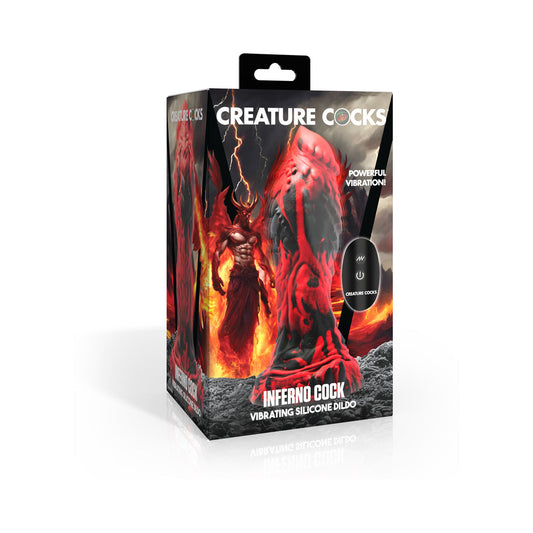 Creature Cocks Demon Vibrating Silicone Dildo with Remote