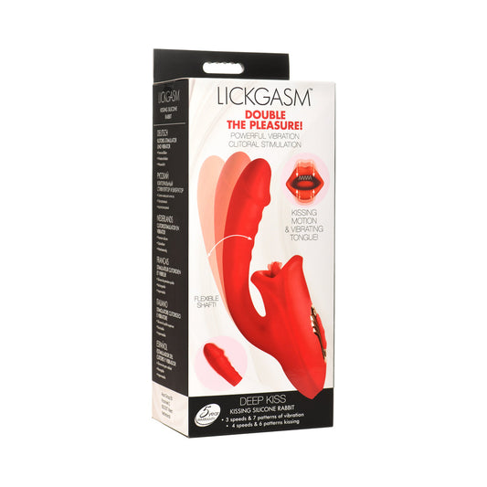 Lickgasm Deep Kiss Kissing Silicone Rabbit