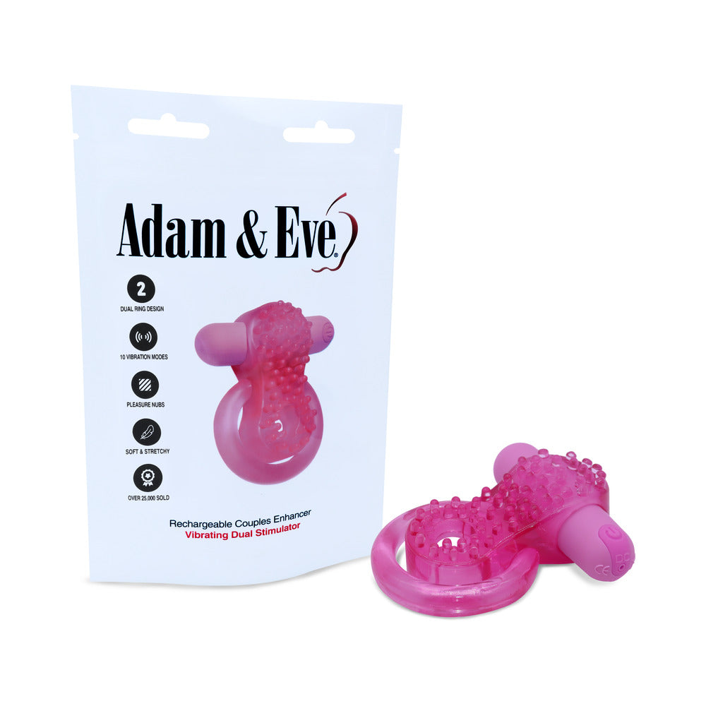 Adam & Eve Rechargeable Couples Enhancer Ring (Bag Packaging)