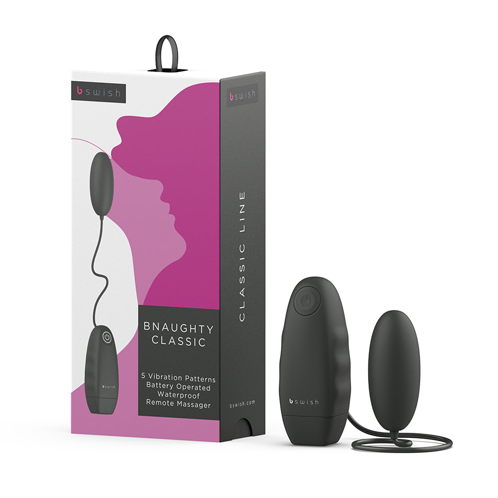 B Swish Bnaughty Classic Vibrator Black