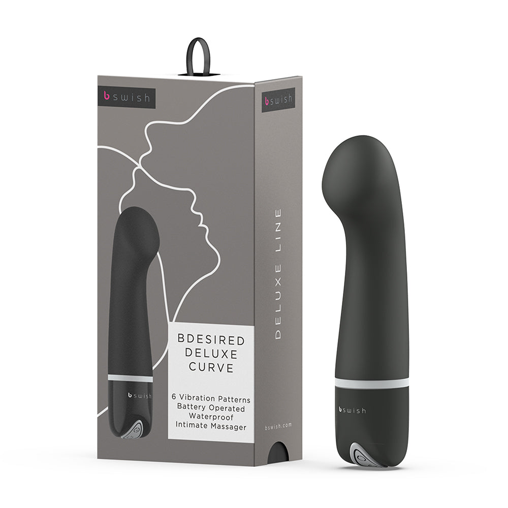 B Swish Bdesired Deluxe Curve Vibrator Black