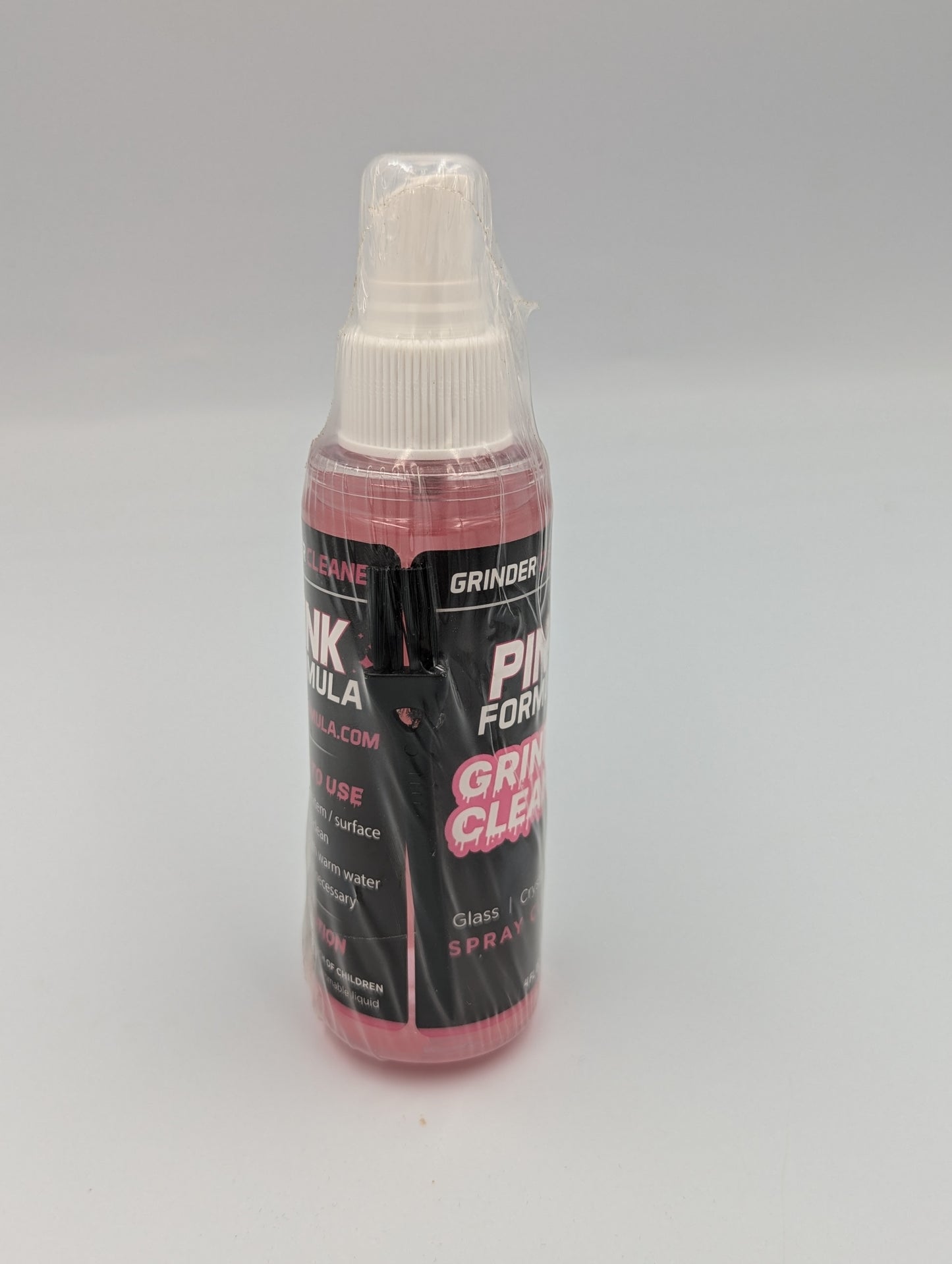 Pink formula grinder cleaner