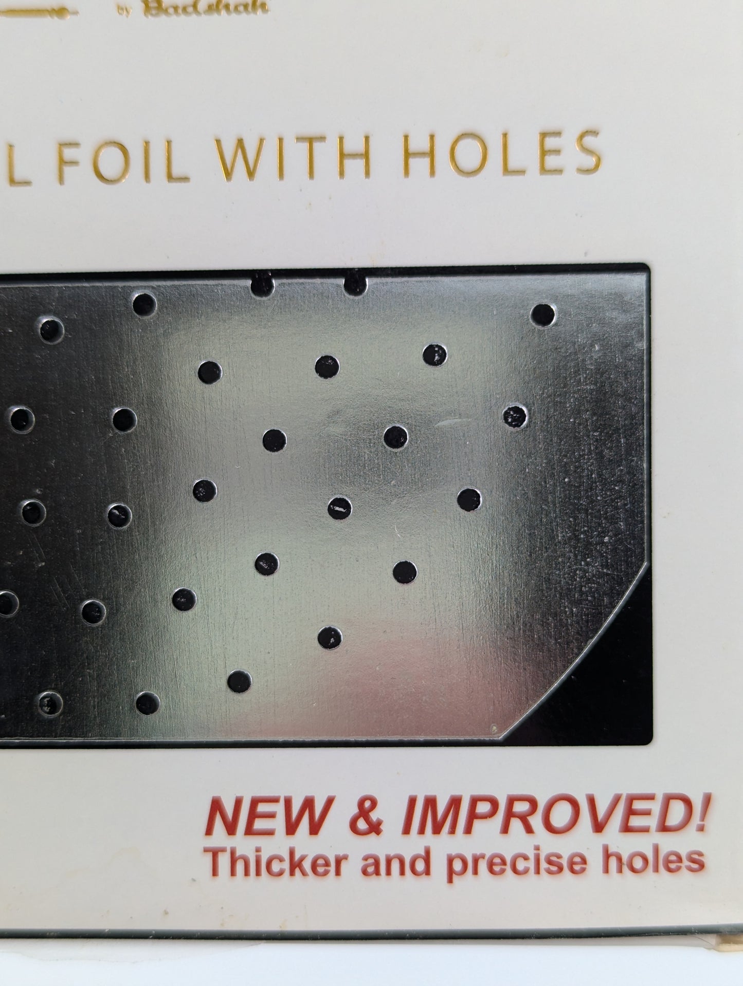 Elite professional foil with holes