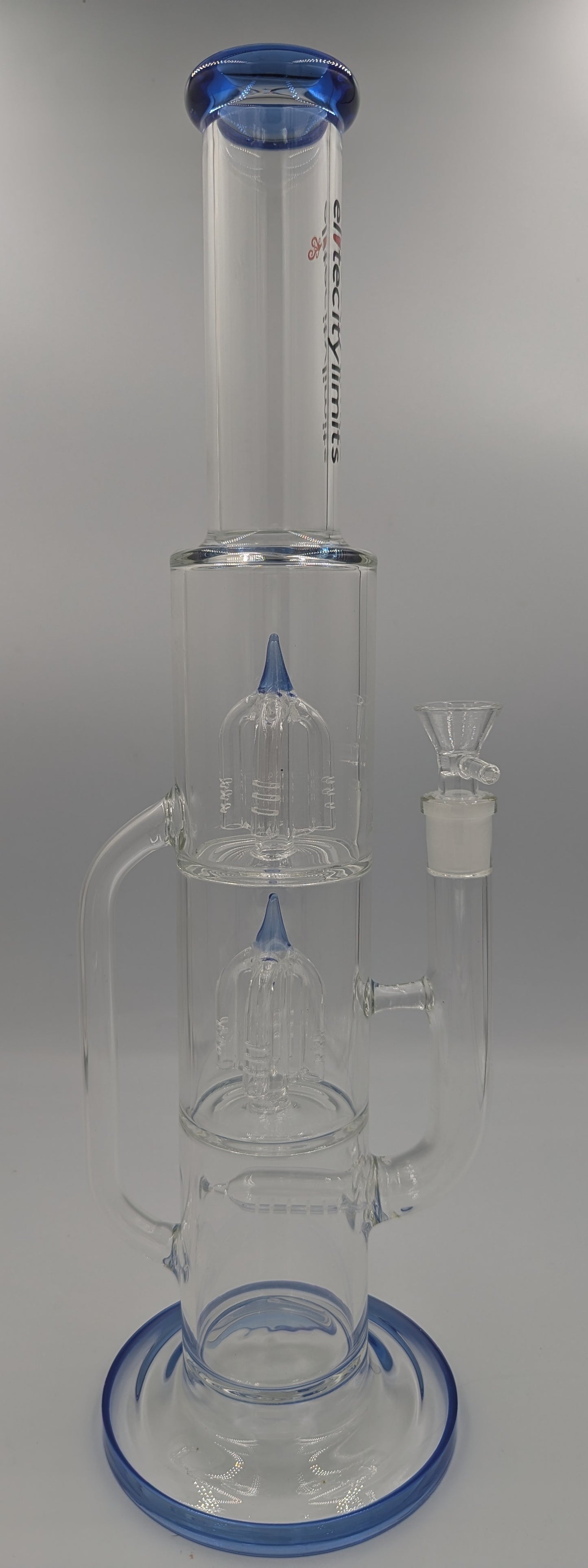 16in. Blue Or Purple Water Pipe