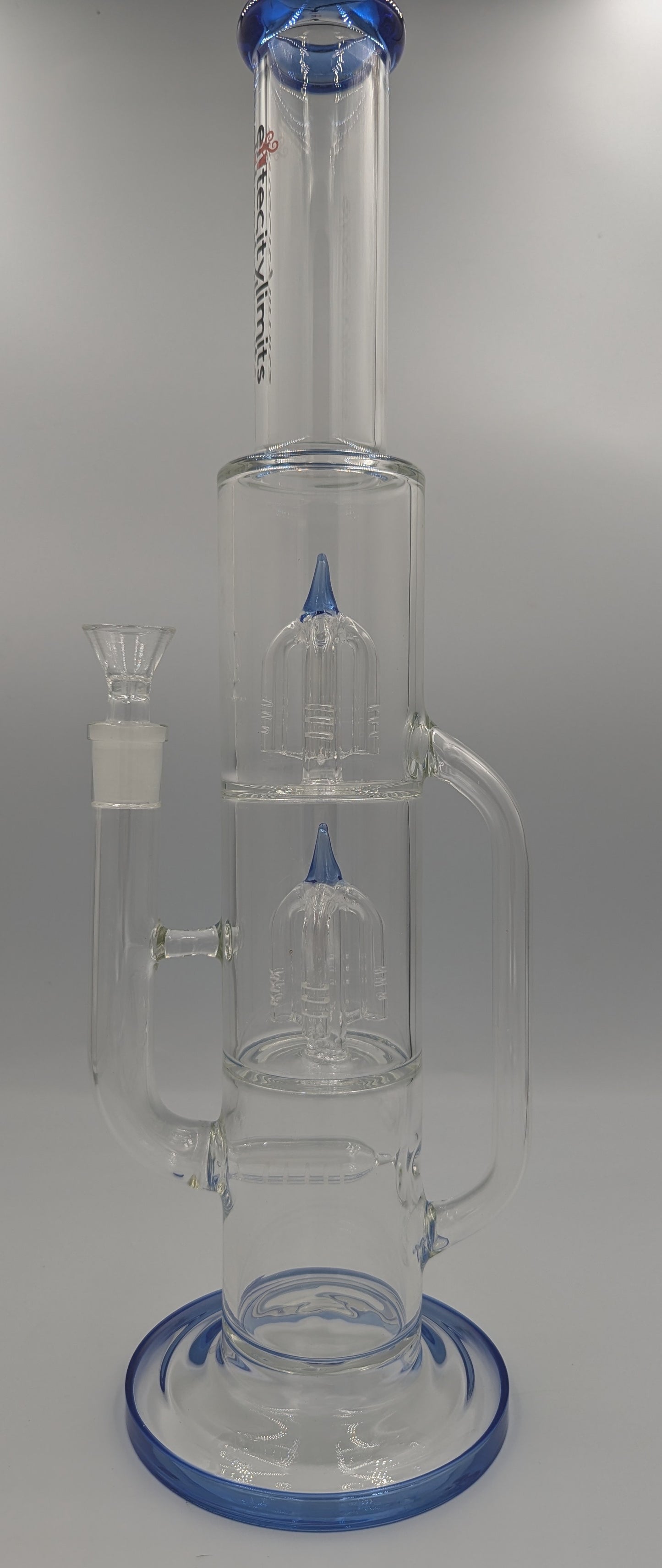 16in. Blue Or Purple Water Pipe