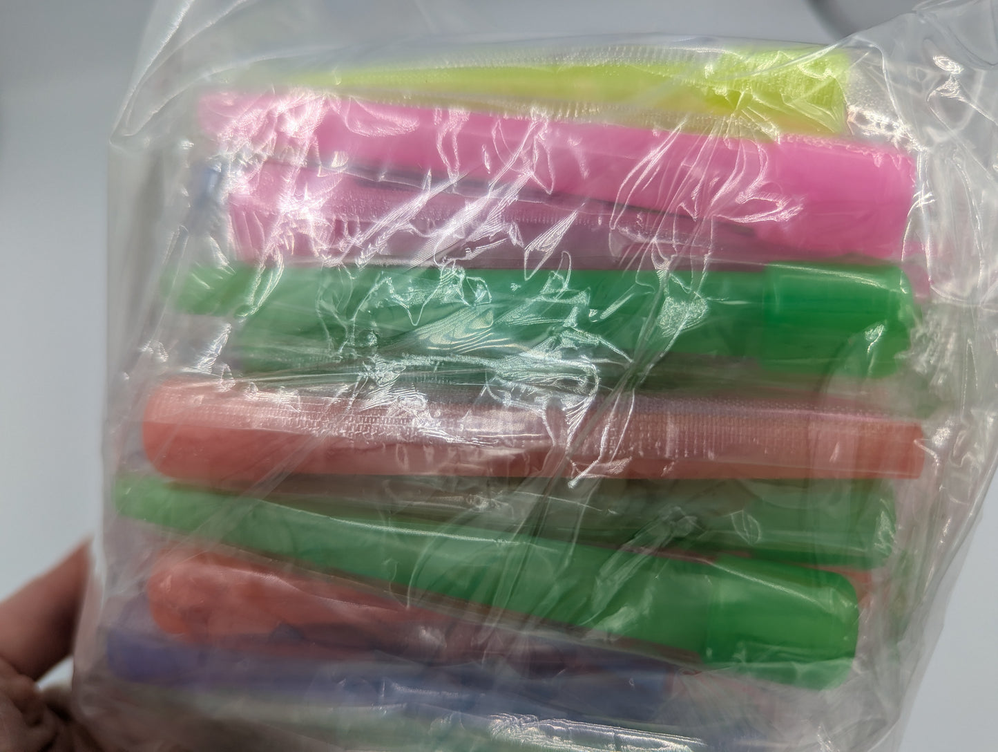 50ct. Asst. Colors Disposable Long Hookah Tips